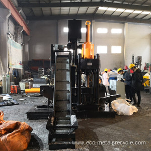 Vertical Briquette Press for Aluminum Shaving Chips